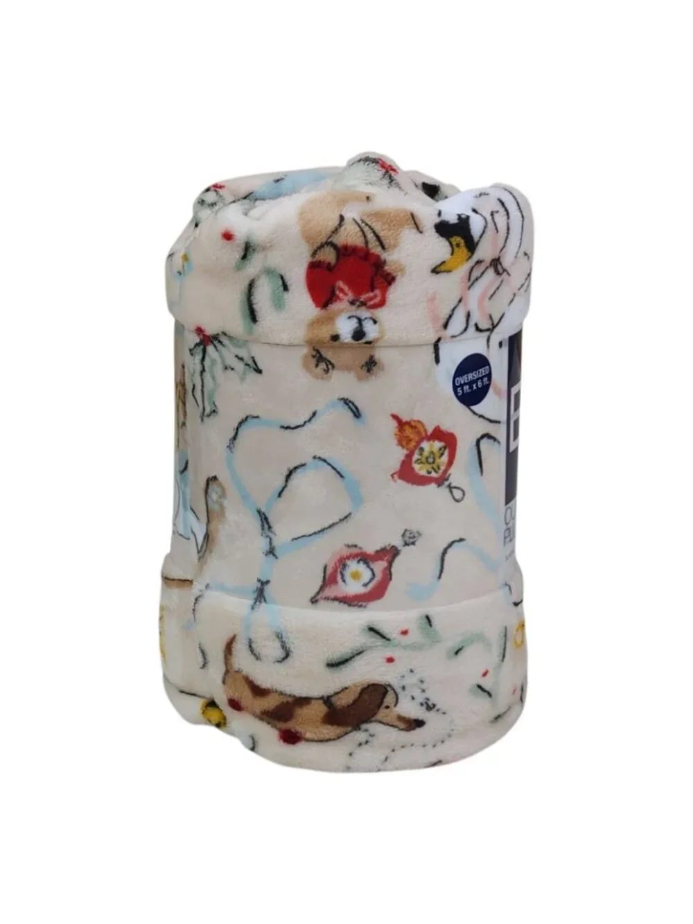 The Big One Nostalgic Plush Throw Oversized Soft Blanket 5ft X 6ft